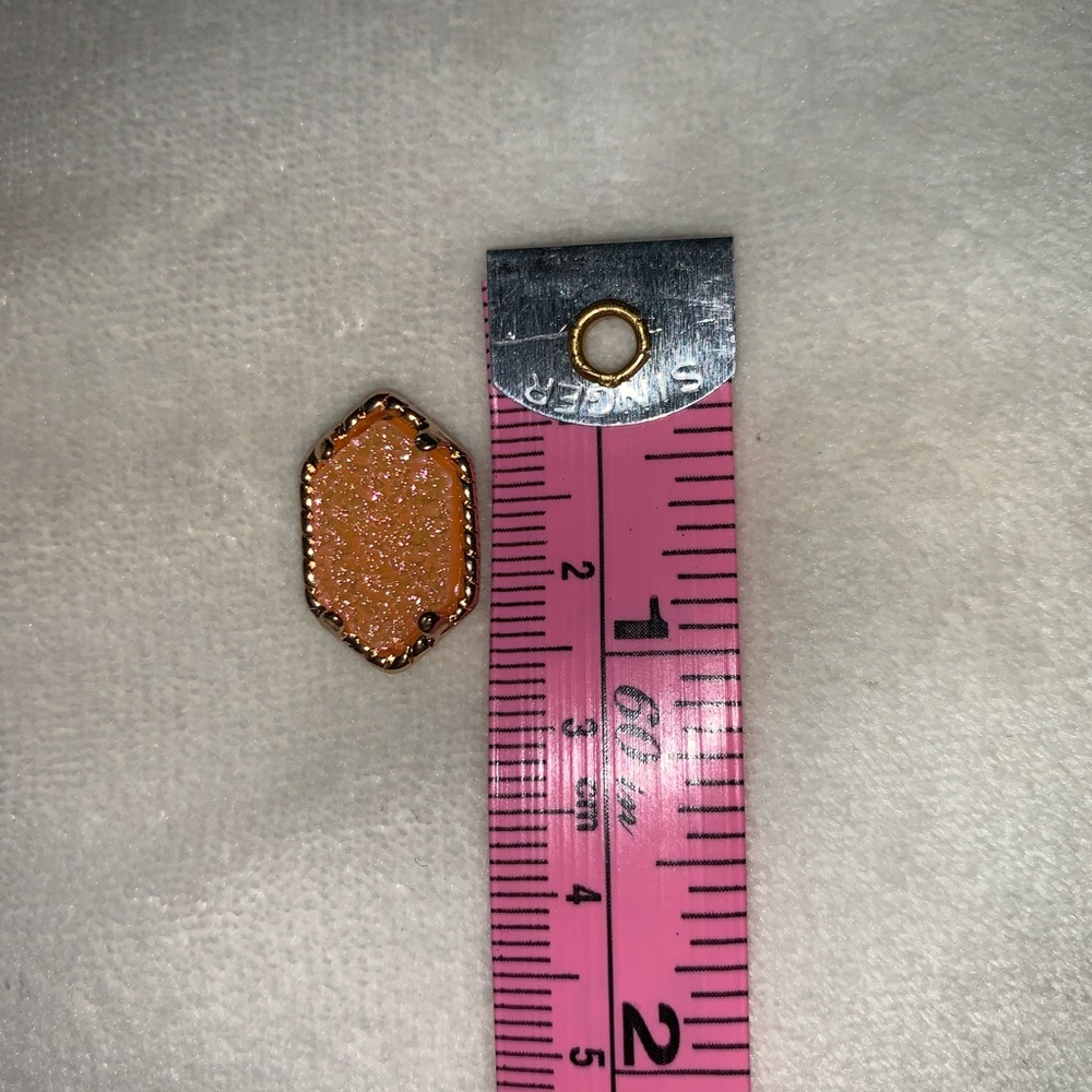 Druzy Stud Earrings - Picture 4 of 4